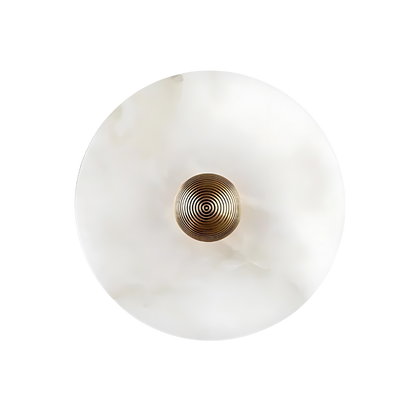 Alabaster Radiance Minimalist Elegance Wall Lamp 0