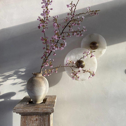 Alabaster Radiance Minimalist Elegance Wall Lamp 2