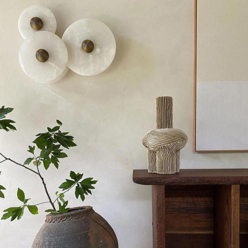 Alabaster Radiance Minimalist Elegance Wall Lamp 4