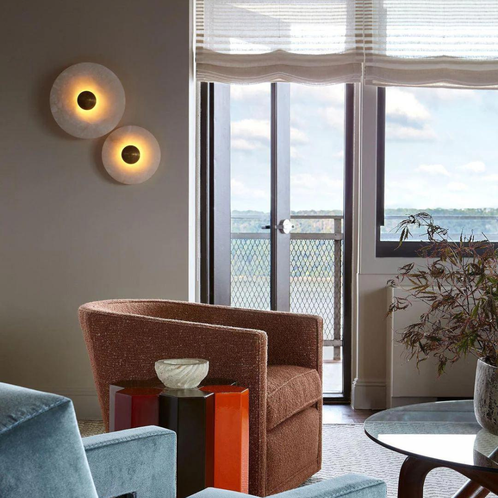 Alabaster Radiance Minimalist Elegance Wall Lamp 7