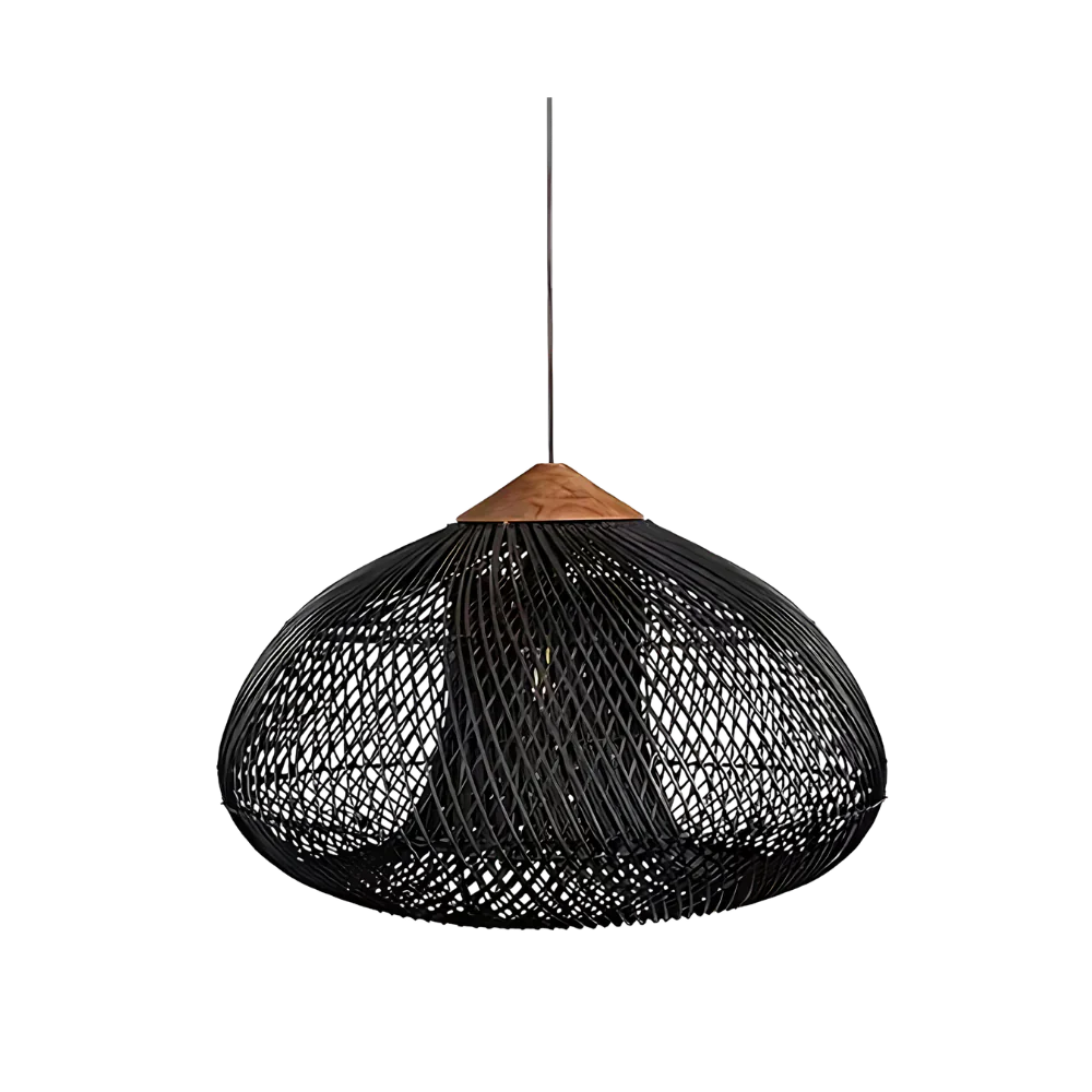 Rattan Bamboo Japandi Pendant Light