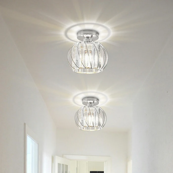 Glass Globe Pendant Light Ceiling Fixture