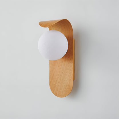 Carlyle Nordic Minimalist Iron Wood Accent LED Wall Light 7