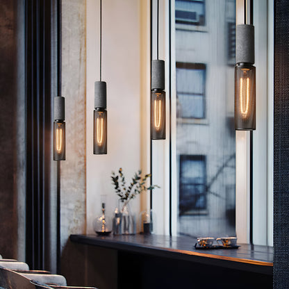 Nordic Industrial Cement Pendant Light