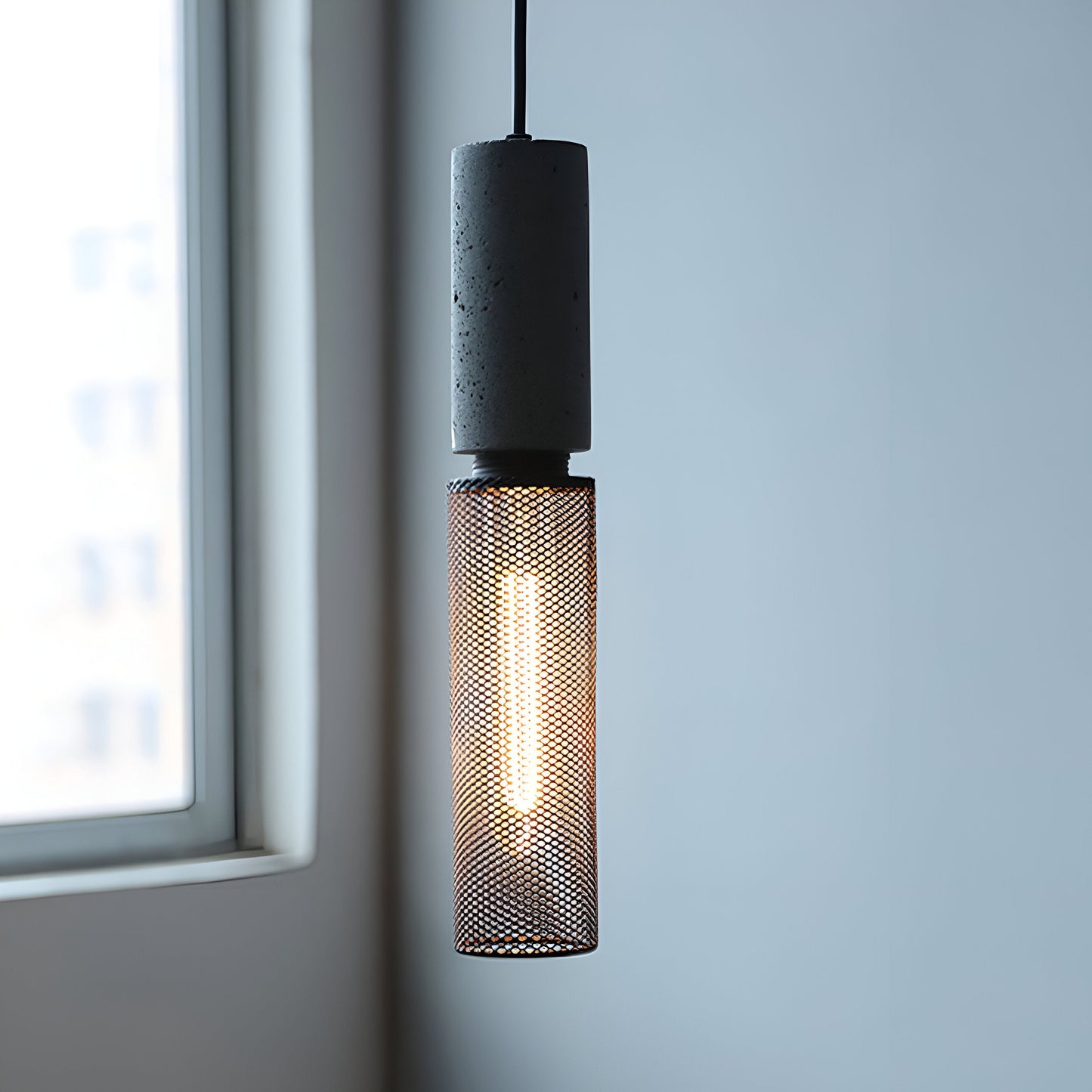 Nordic Industrial Cement Pendant Light