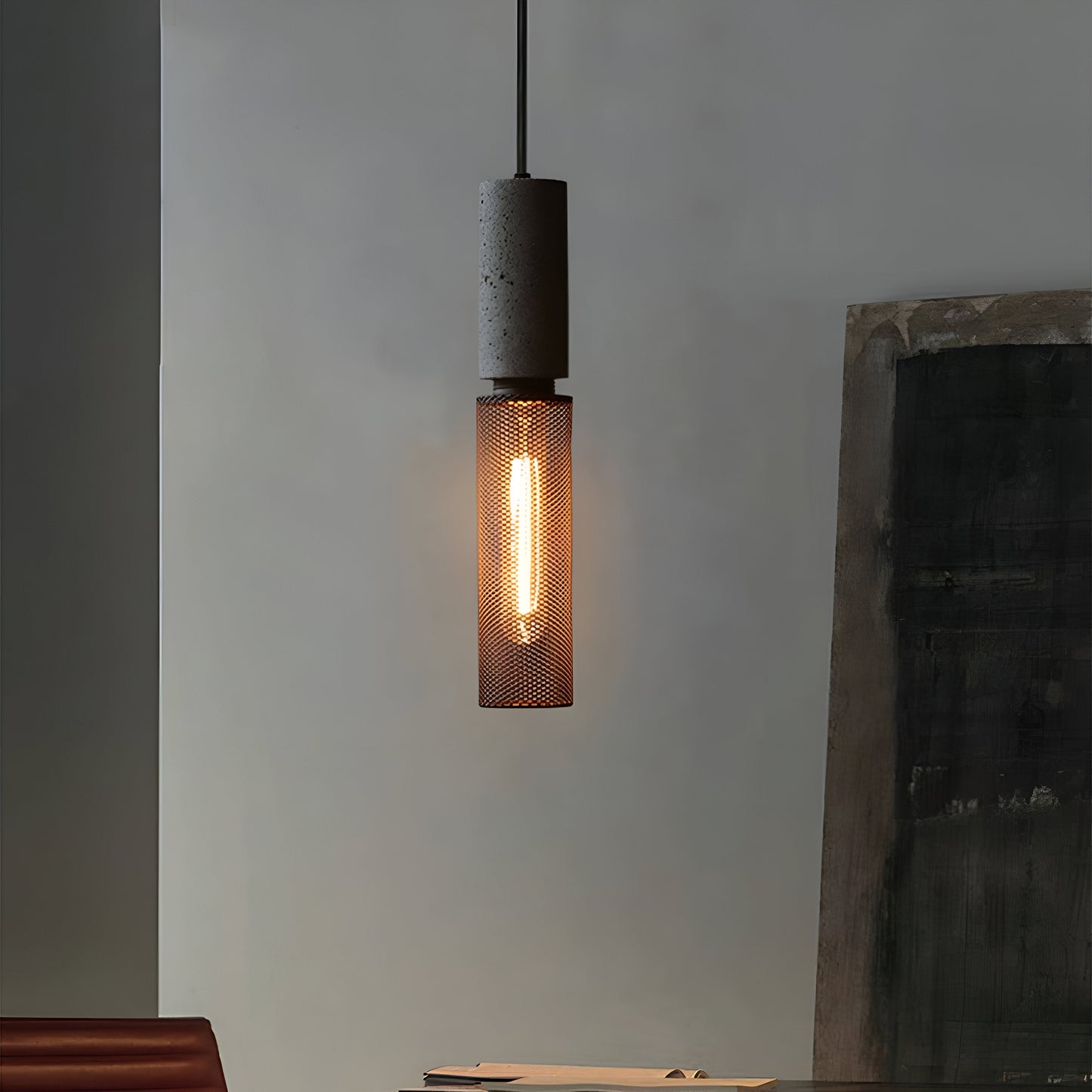 Nordic Industrial Cement Pendant Light