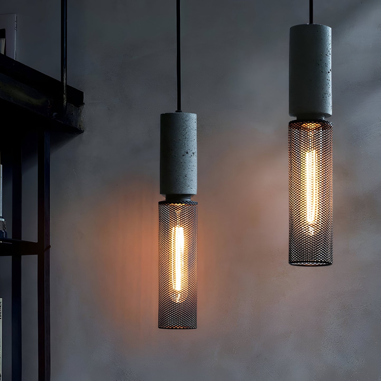 Nordic Industrial Cement Pendant Light