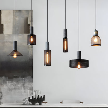Nordic Industrial Cement Pendant Light