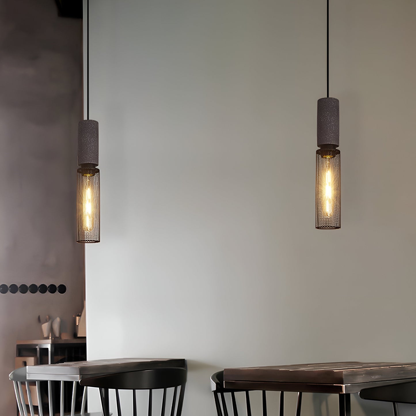 Nordic Industrial Cement Pendant Light