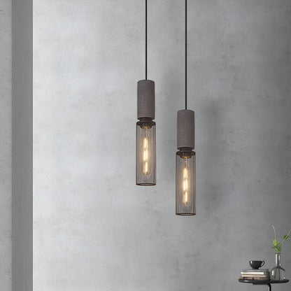 Nordic Industrial Cement Pendant Light