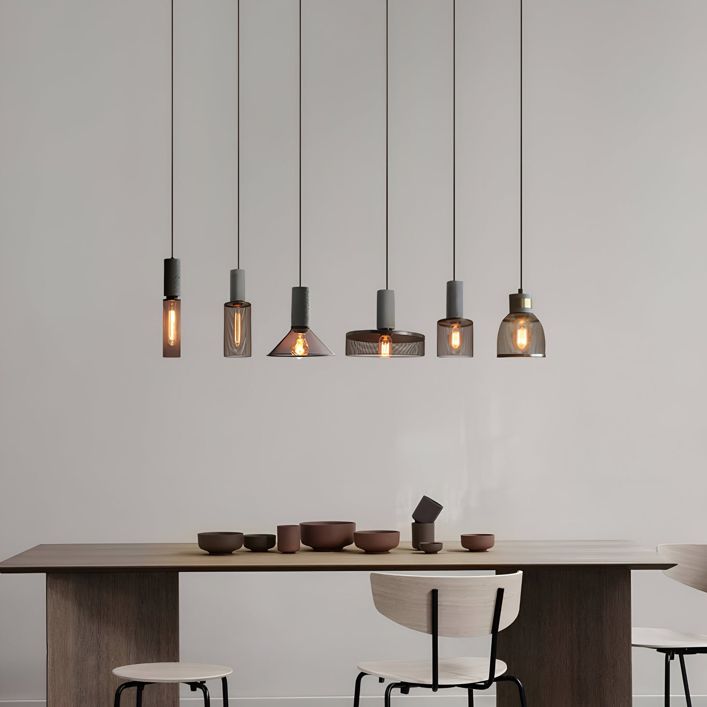 Nordic Industrial Cement Pendant Light