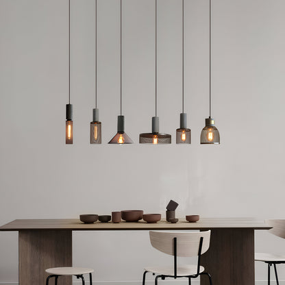 Nordic Industrial Cement Pendant Light