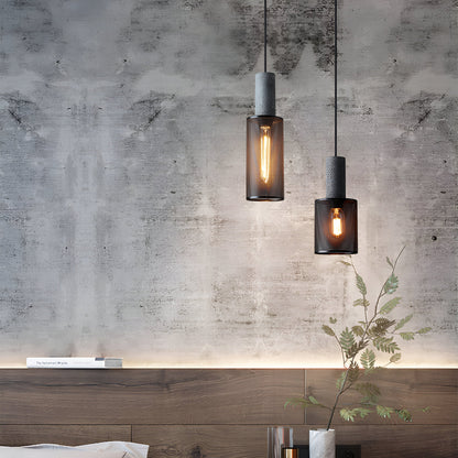 Nordic Industrial Cement Pendant Light