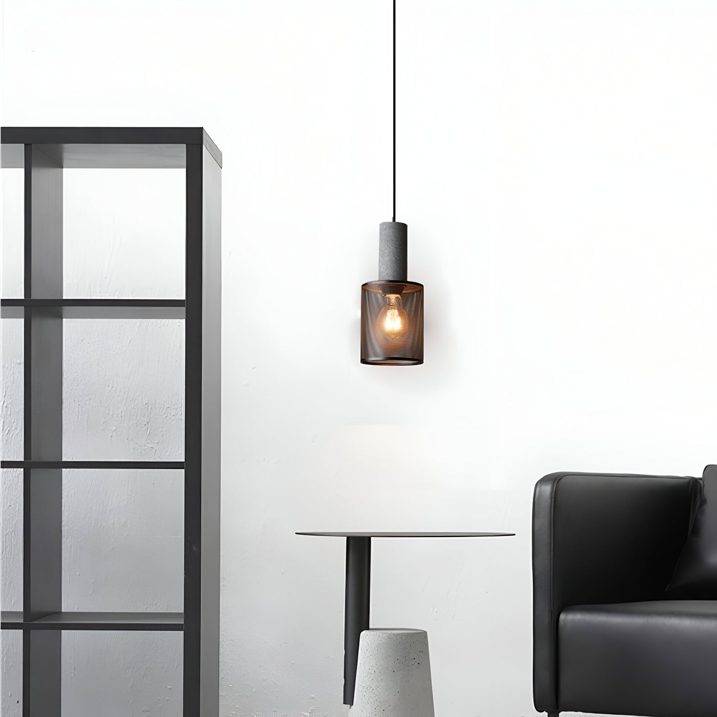 Nordic Industrial Cement Pendant Light
