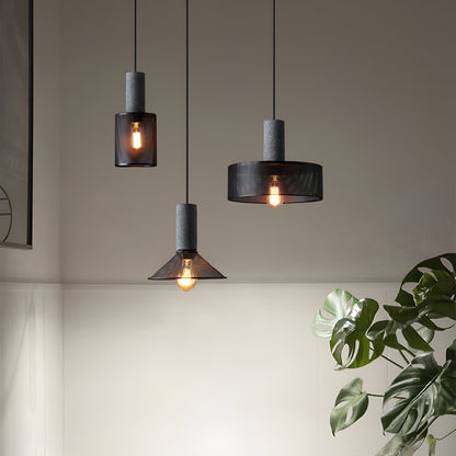 Nordic Industrial Cement Pendant Light