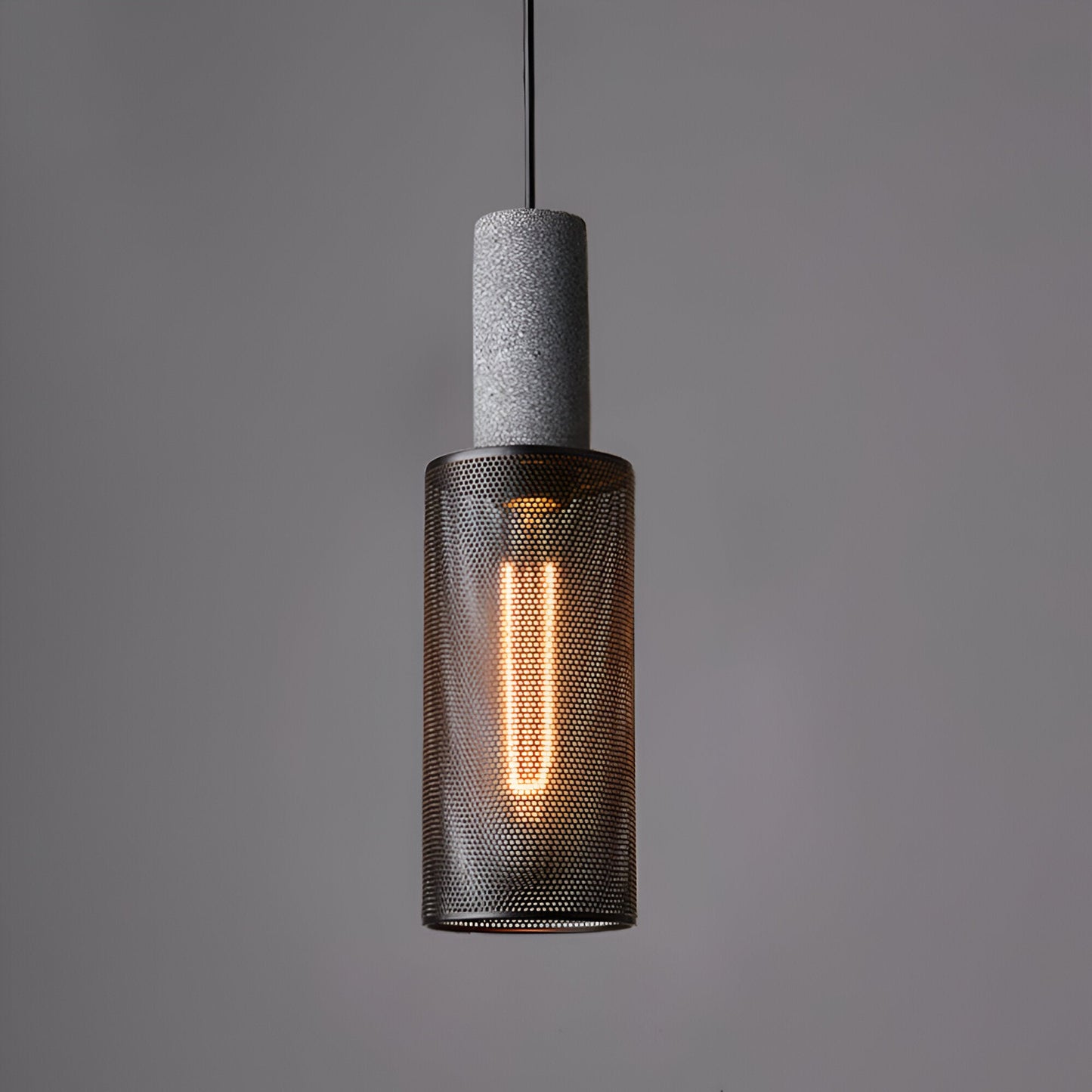 Nordic Industrial Cement Pendant Light