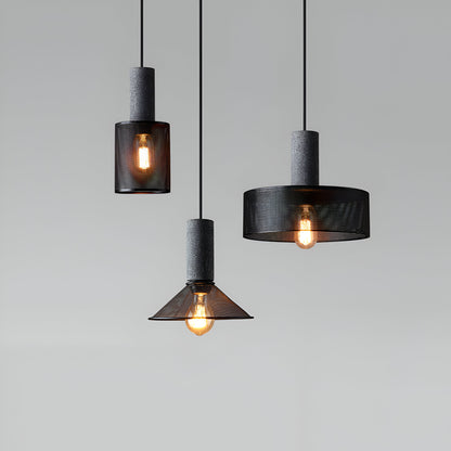 Nordic Industrial Cement Pendant Light