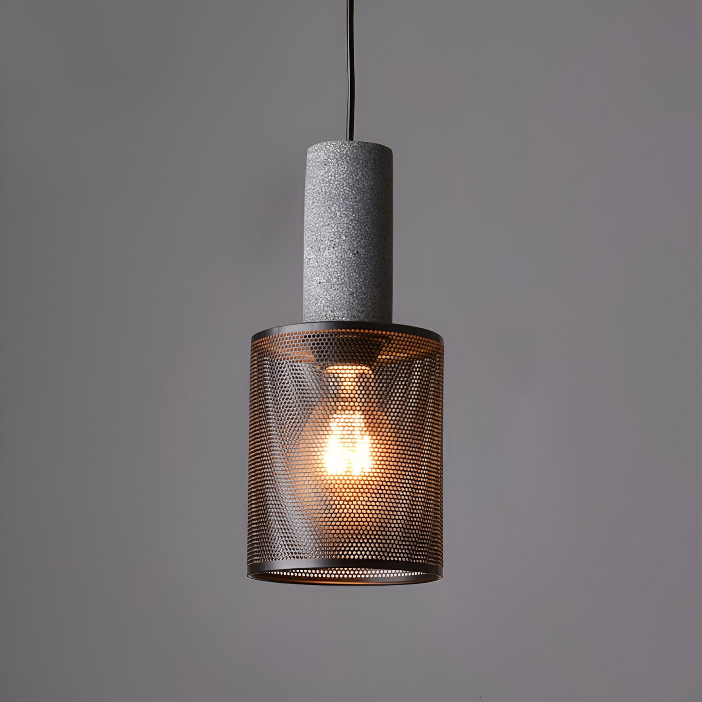 Nordic Industrial Cement Pendant Light