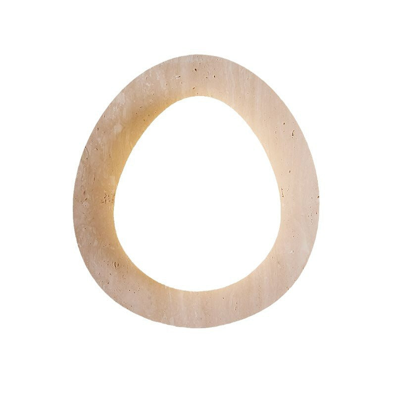Creative Nordic Cream Travertine Ceiling Light 0
