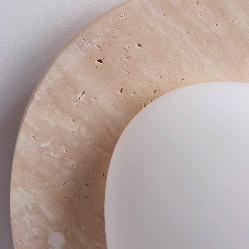 Creative Nordic Cream Travertine Ceiling Light 3