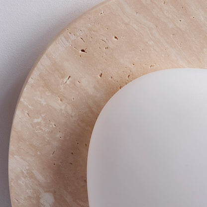 Creative Nordic Cream Travertine Ceiling Light 3