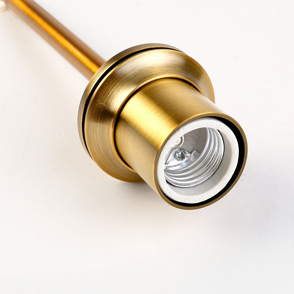 Industrial Glass Metal Pendant Light