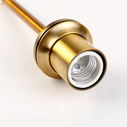 Industrial Glass Metal Pendant Light