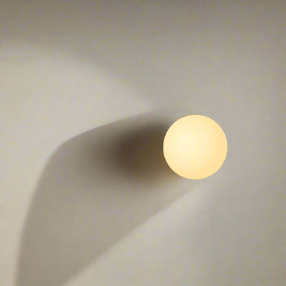 Dioscuri Minimalist Round Glass Wall Light 5