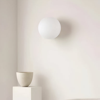 Dioscuri Minimalist Round Glass Wall Light 6