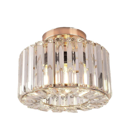 Elegant Crystal Flush Mount Ceiling Light 0