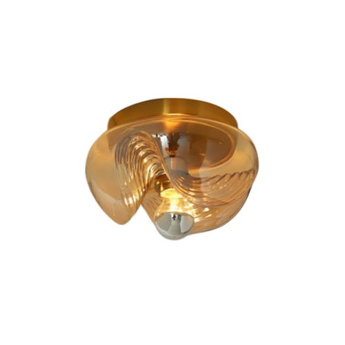 French Vintage Bauhaus Medieval Aisle Ceiling Light 4