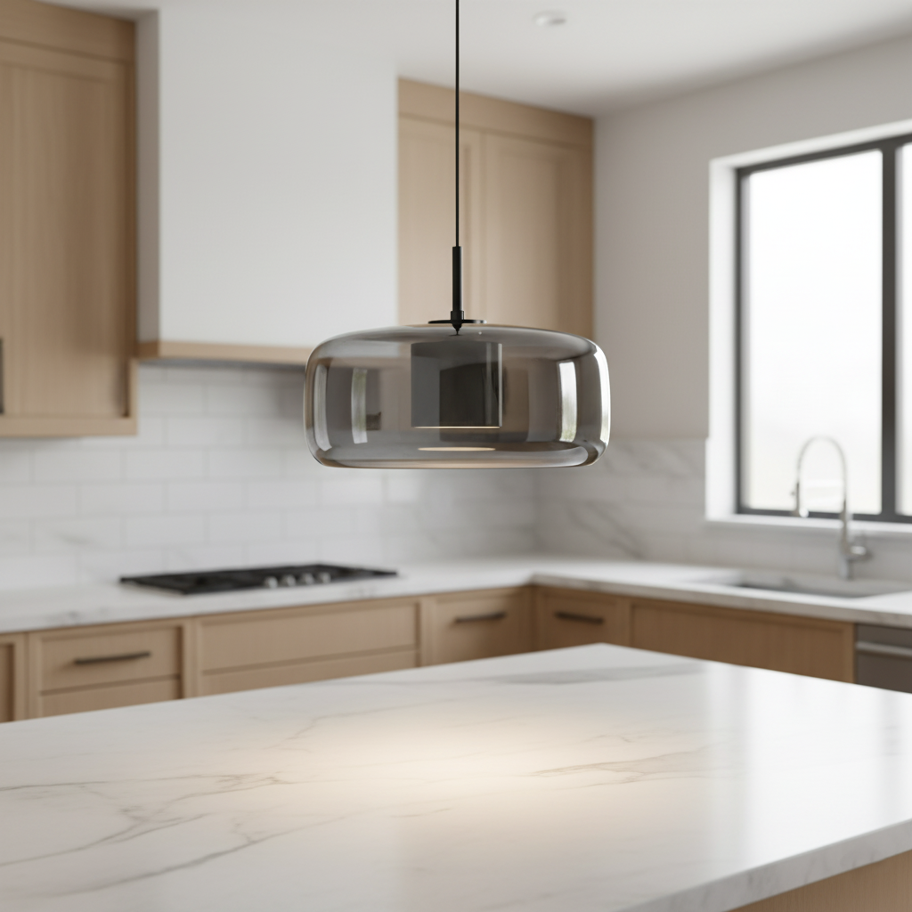 Retro Modern Glass LED Pendant Light