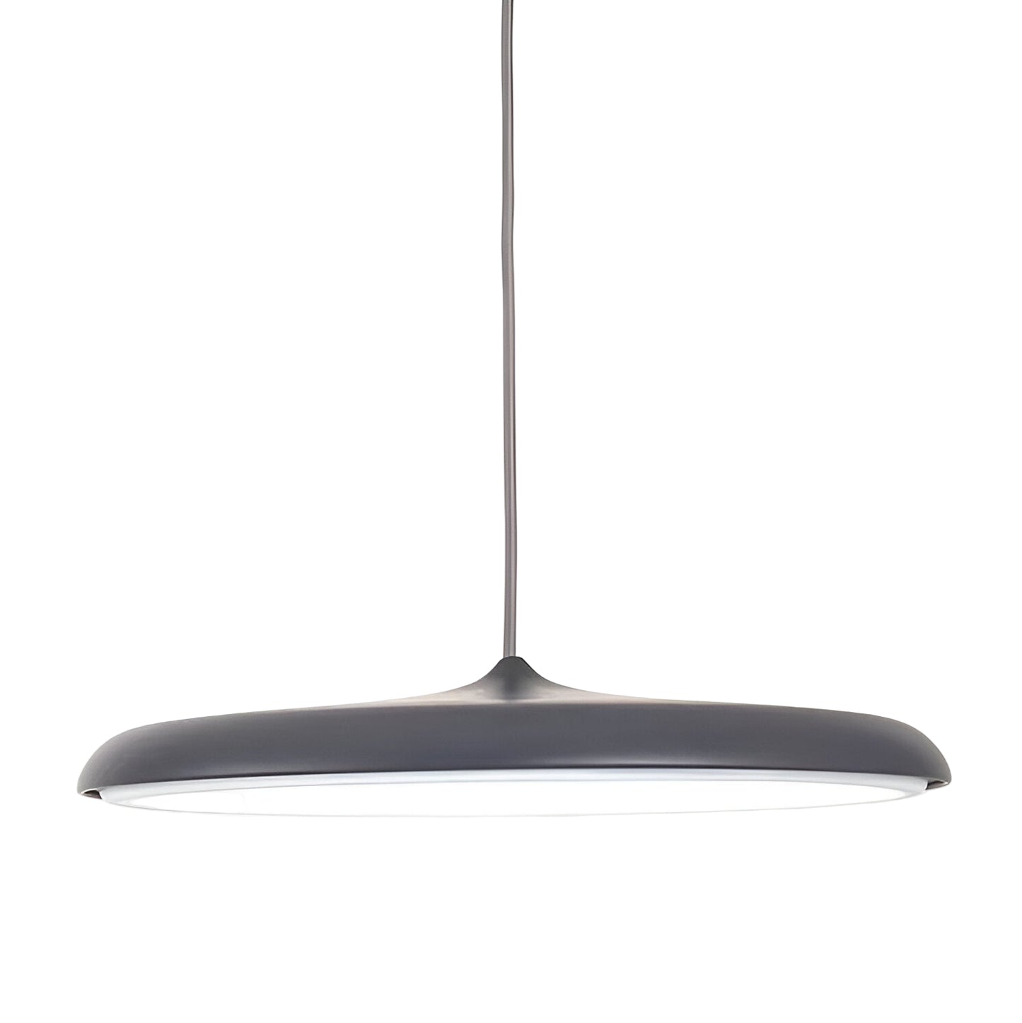 Modern Glass Metal Flying Saucer Pendant Light