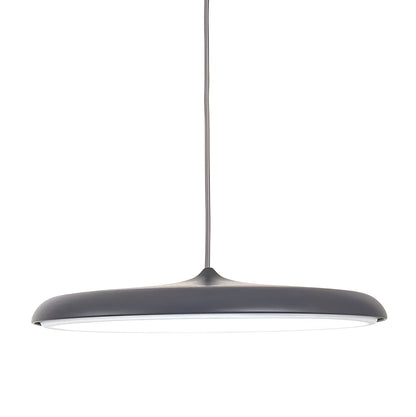 Modern Glass Metal Flying Saucer Pendant Light