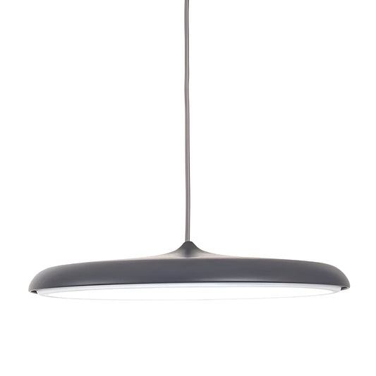 Modern Glass Metal Flying Saucer Pendant Light