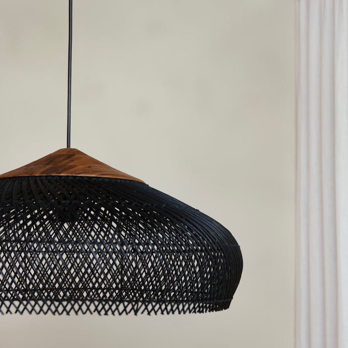 Rattan Metal Retro Bohemian Pendant Light