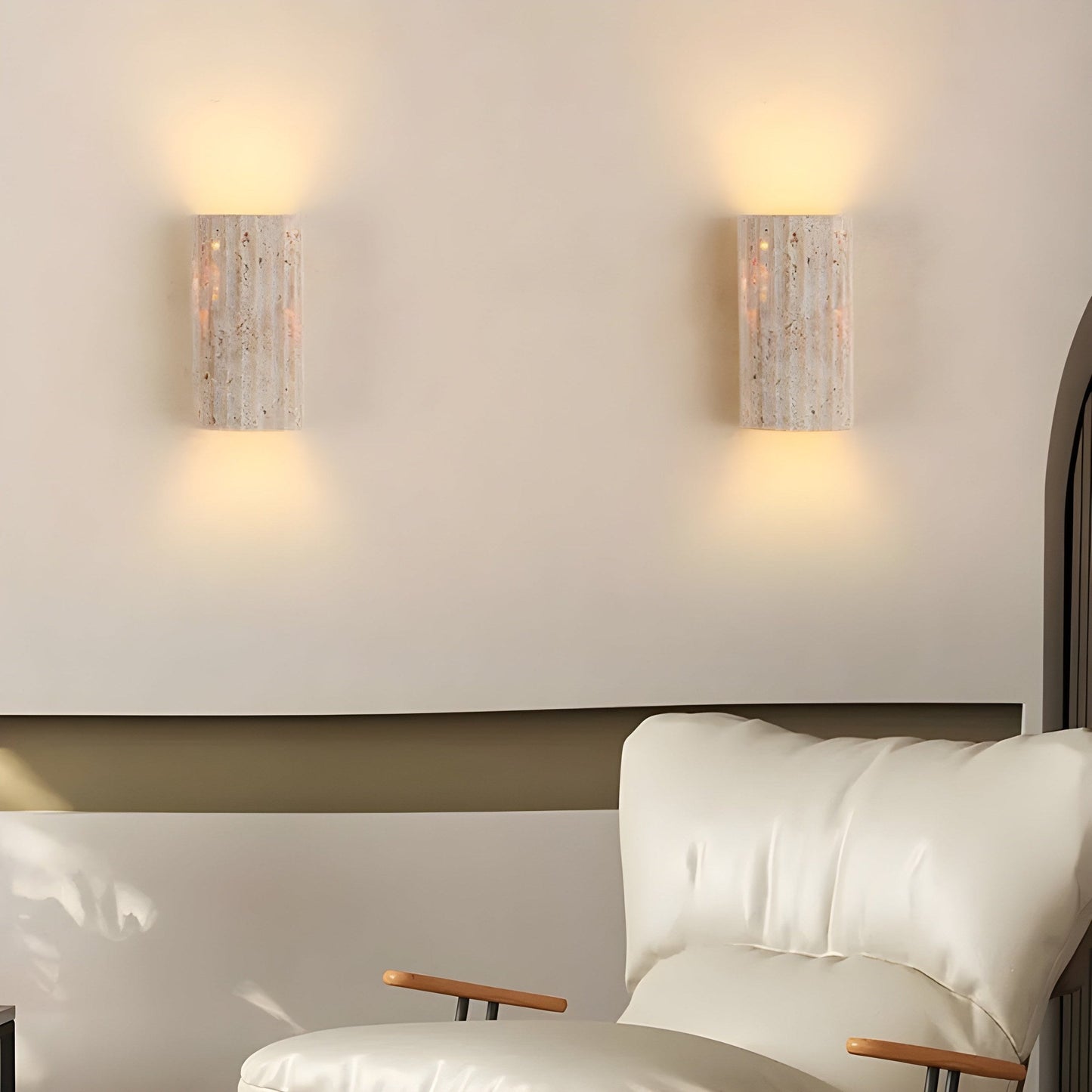 Natural Stone Modern LED Wall Sconce Light