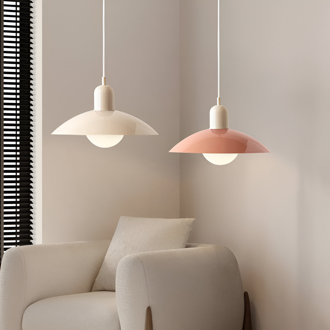 Modern Macaron Glass Minimalist Pendant Light