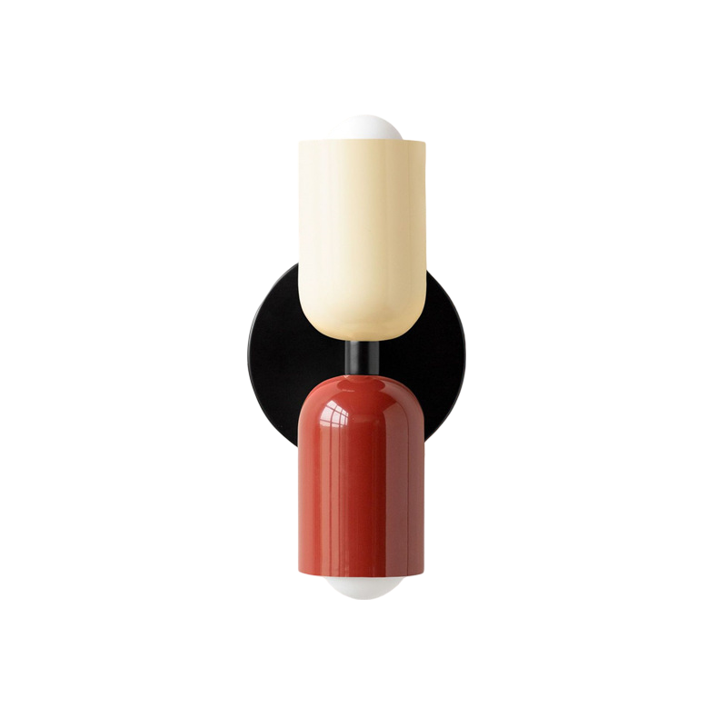 Nordic Colorful Double Head Iron Wall Light 14