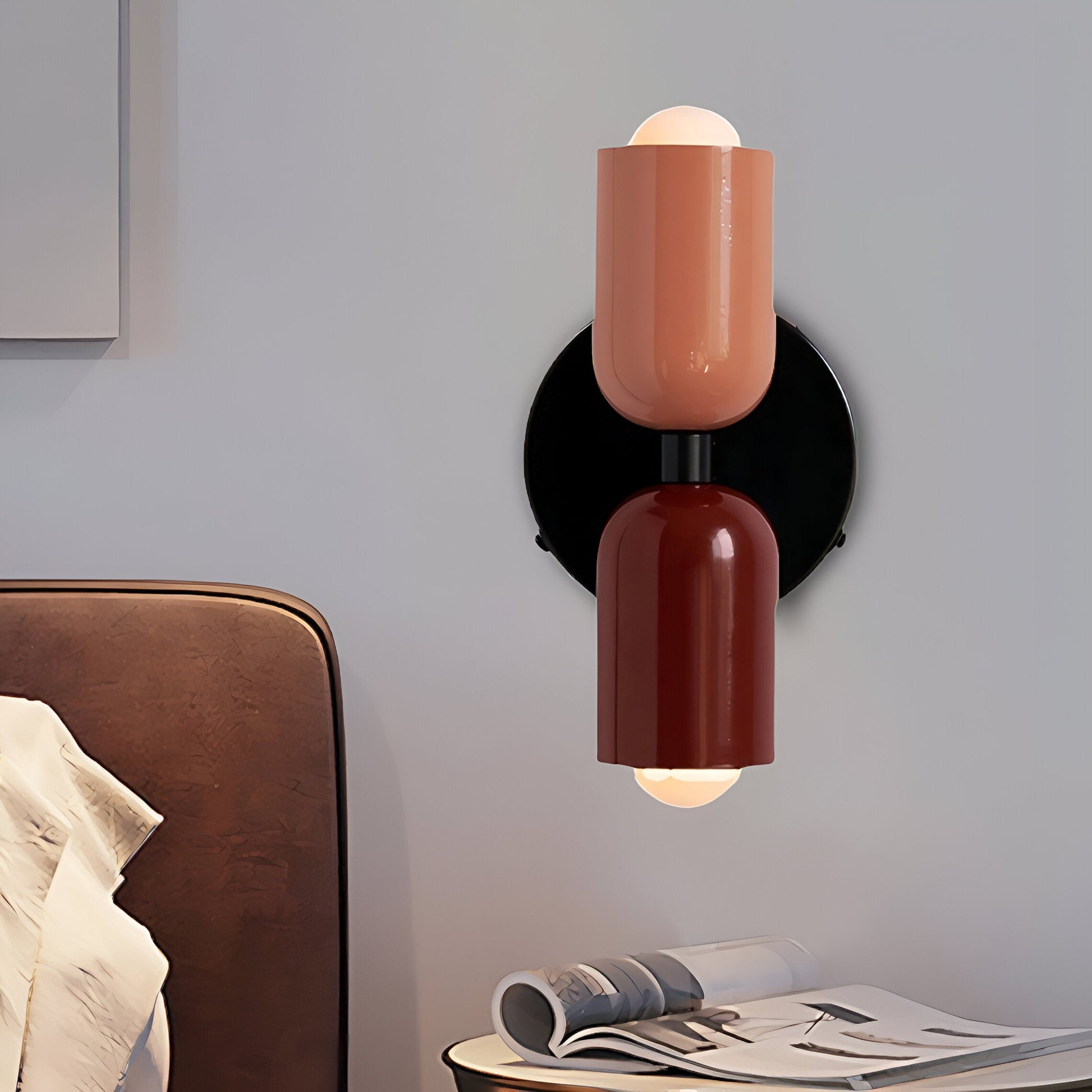Nordic Colorful Double Head Iron Wall Light 3