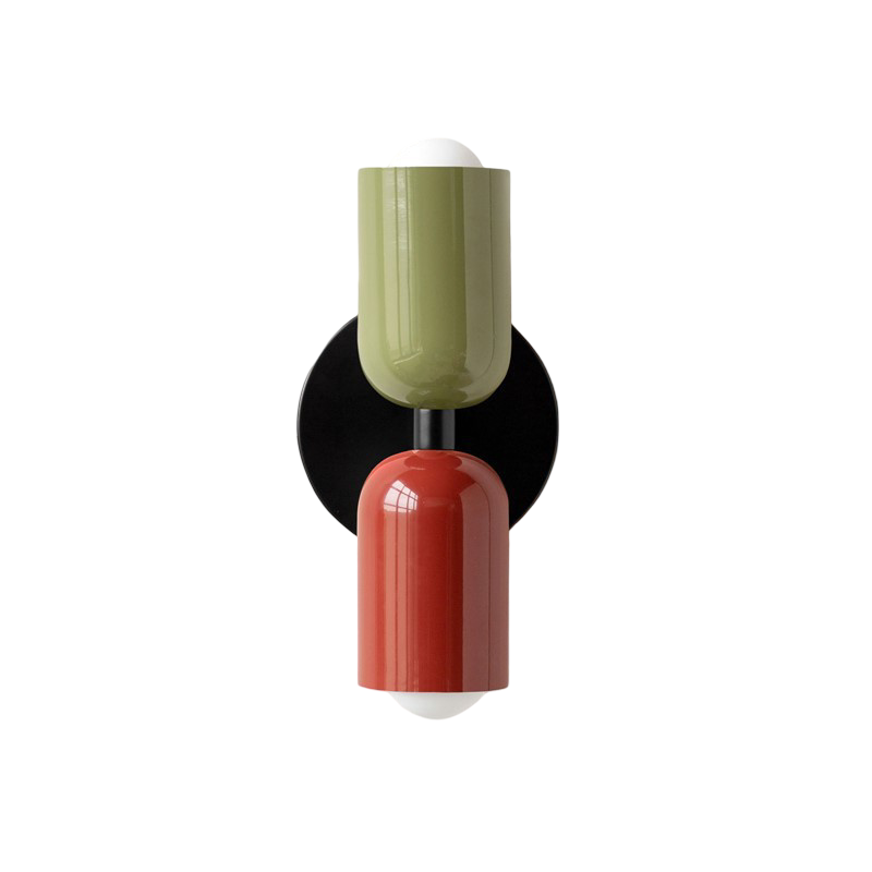 Nordic Colorful Double Head Iron Wall Light 38