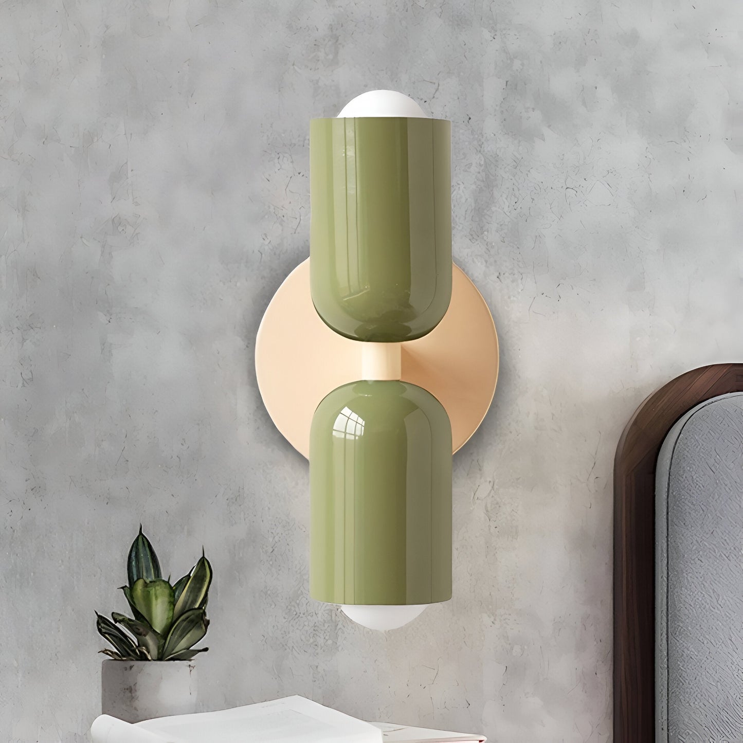 Nordic Colorful Double Head Iron Wall Light 4