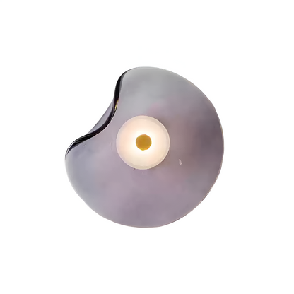 Nordic Curved Glass Japandi Style Glass LED Wall Light 10