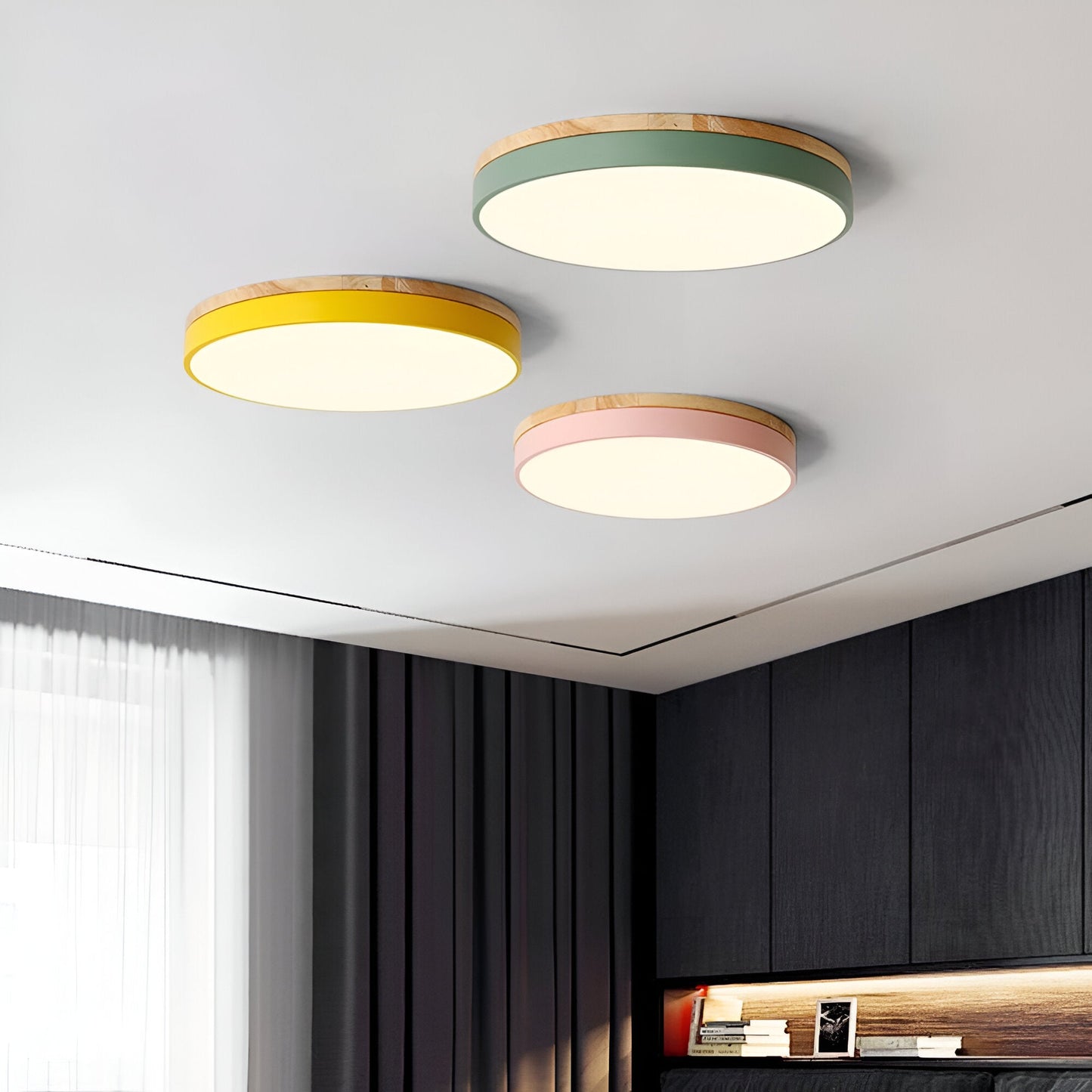 Nordic LED Round Flush Acrylic Minimalist Ceiling Light 1