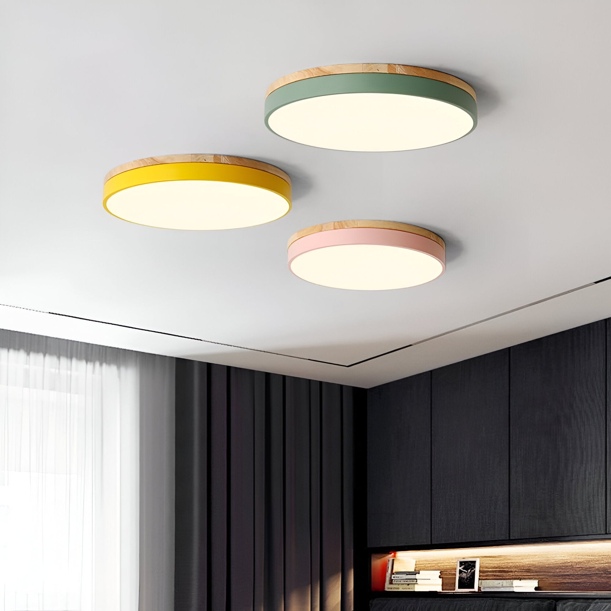 Nordic LED Round Flush Acrylic Minimalist Ceiling Light 1