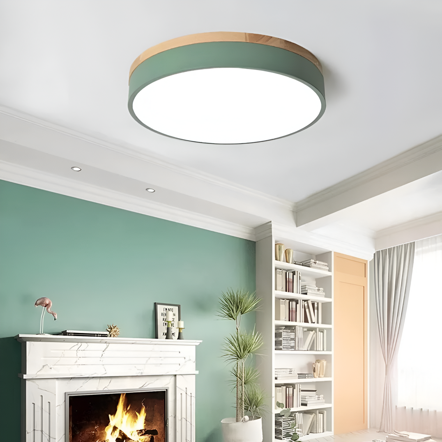Nordic LED Round Flush Acrylic Minimalist Ceiling Light 8