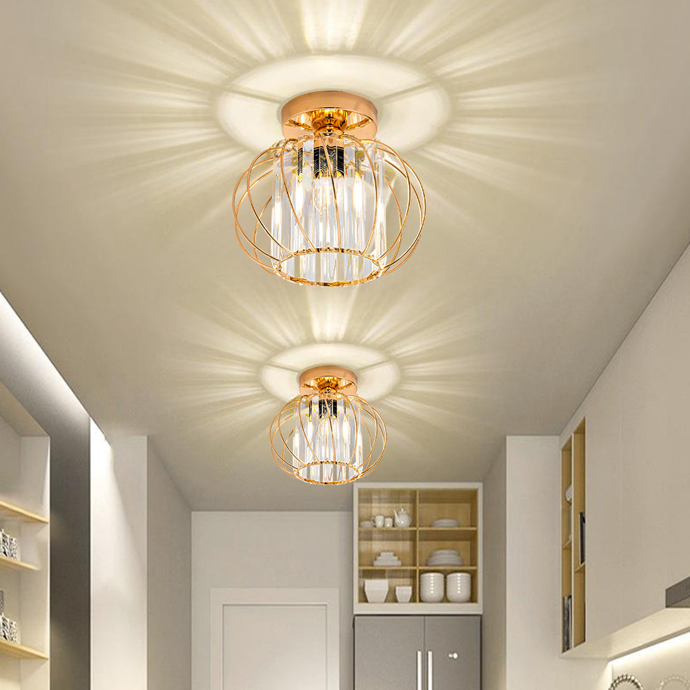Glass Globe Pendant Light Ceiling Fixture