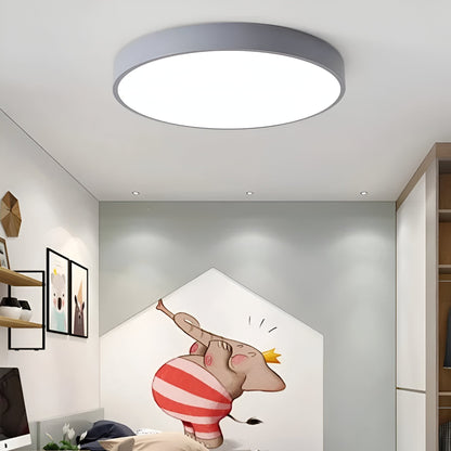 Nordic Macaron Round LED Ceiling Light 4