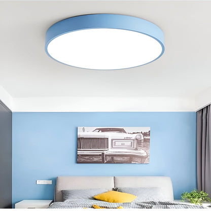 Nordic Macaron Round LED Ceiling Light 5
