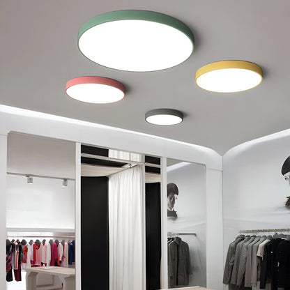 Nordic Macaron Round LED Ceiling Light 6